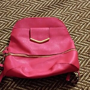 Calvin Klein Fuchsia Backpack Purse